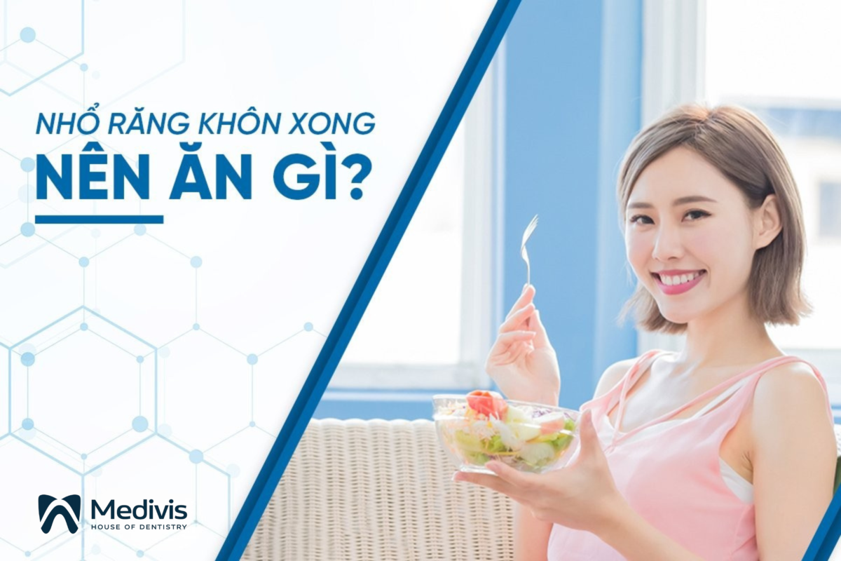 Nhổ răng khôn xong nên ăn gì 1