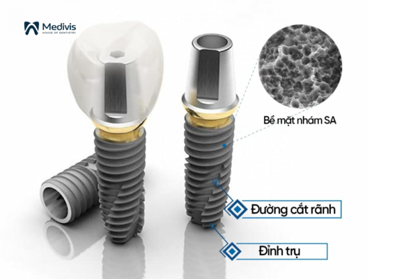 Trụ Implant Osstem 3